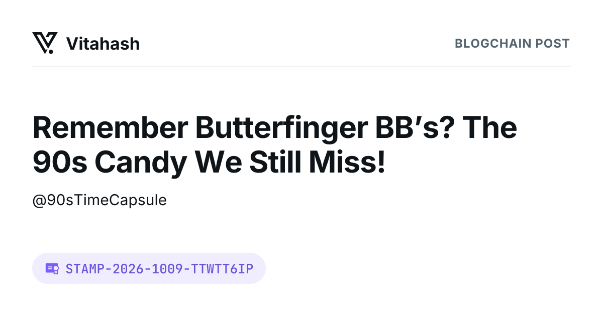 Remember Butterfinger BB’s? The 90s Candy We Still Miss! | Vitahash